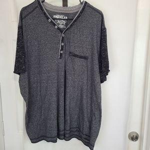 American Republic Men's Classic Short Sleeve T-Shirt, Size: 3X Color: Grey